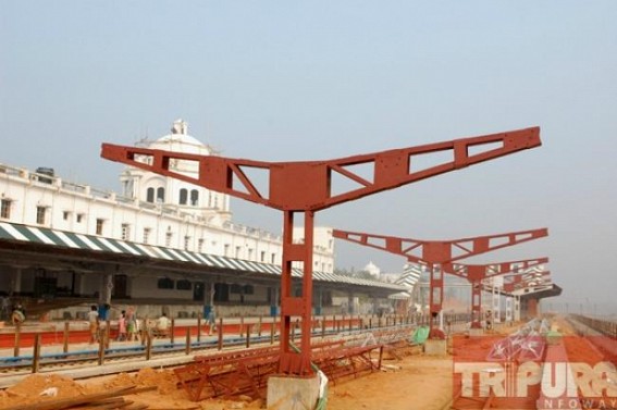 BG Conversion: Construction work underway at Agartala railway station, few days to kick off BG passenger service
